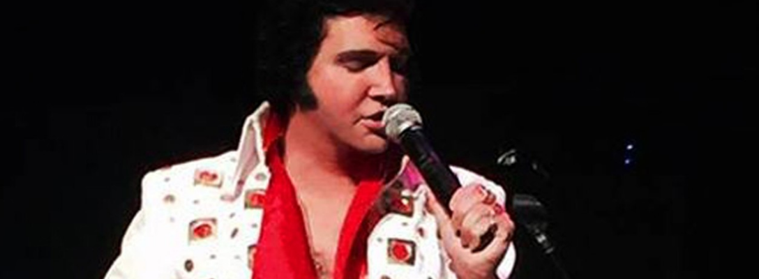 Elvis Presley Performing in Las Vegas